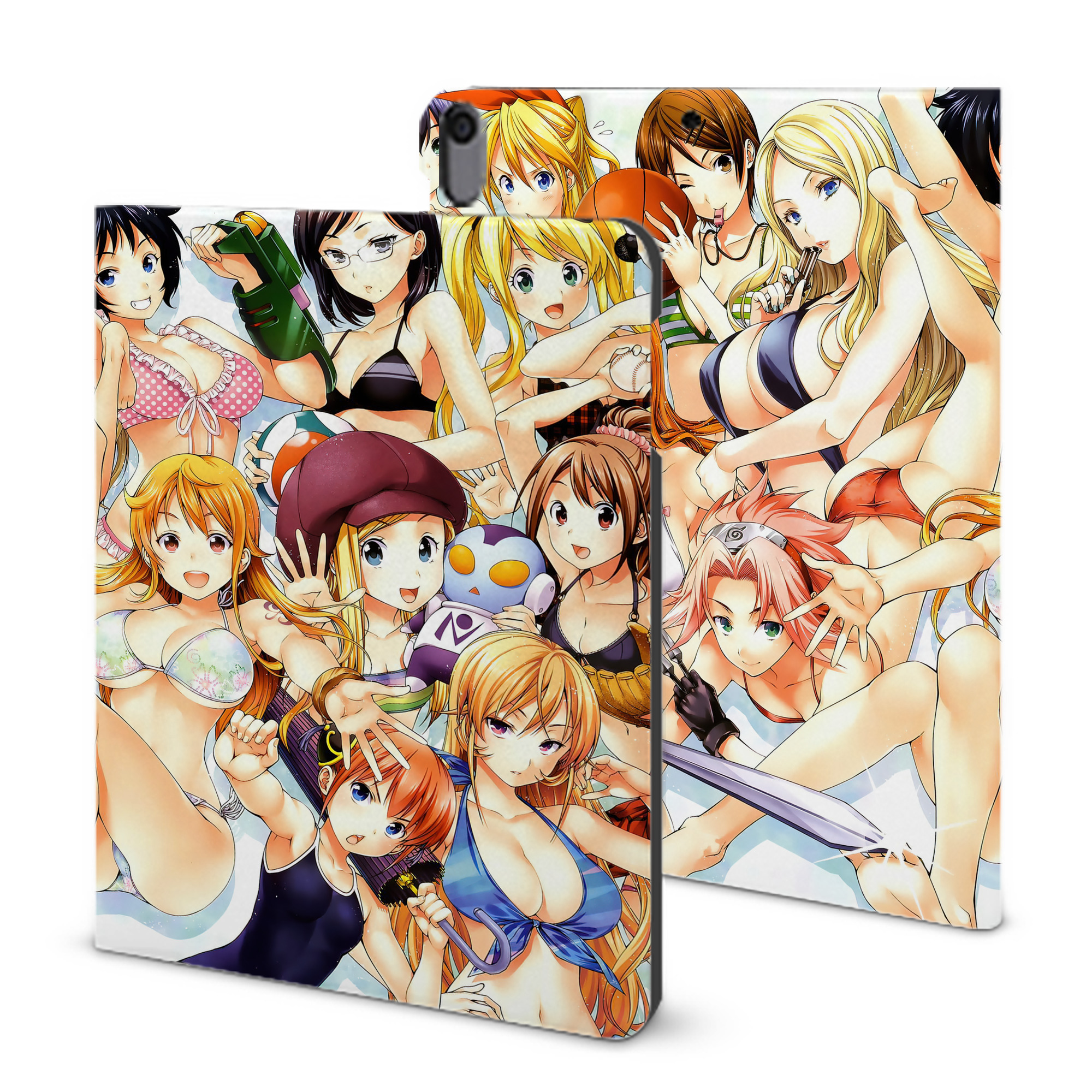 （画像用） ブリーチ BLEACH IPad ケース ブック型 PUレザー TPU 耐衝撃 軽量 薄型 ペン収納なし 全面保護 IPad 各モデル対応